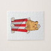 Hamster met Popcorn Legpuzzel (Horizontaal)