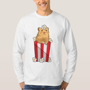 Hamster met Popcorn T-shirt