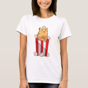 Hamster met Popcorn T-shirt