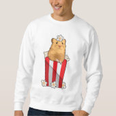 Hamster met Popcorn Trui (Voorkant)