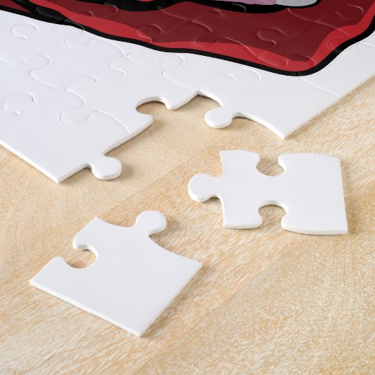 Hamster met Roos Legpuzzel (Zijkant)