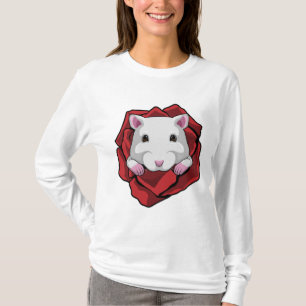 Hamster met Roos T-shirt
