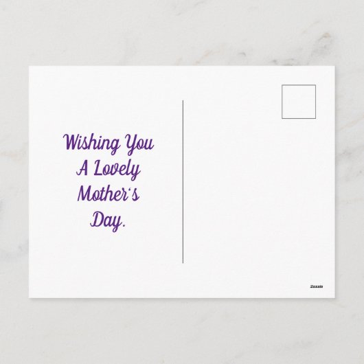 Hamster met Rozen Briefkaart (Achterkant)