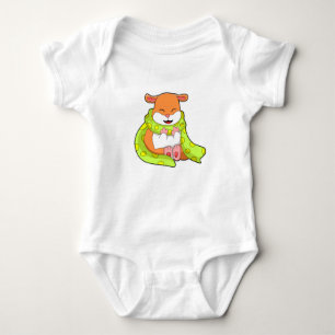 Hamster met Scarf Romper
