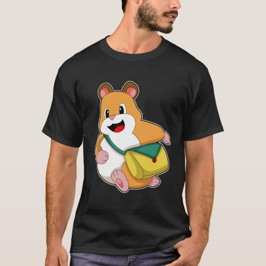 Hamster met tas.PNG T-shirt (Voorkant)