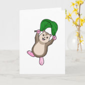 Hamster met valscherm kaart (Gele Bloem)