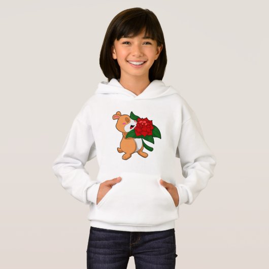 Hamster met Vloeiend Roos (Voorkant volledig)