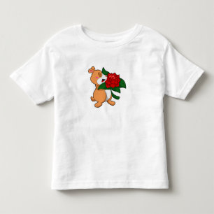 Hamster met Vloeiend Roos Kinder Shirts