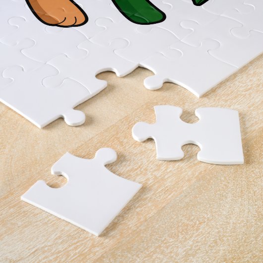 Hamster met Vloeiend Roos Legpuzzel (Zijkant)