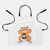 Hamster met Walnut Schort (Voorkant)