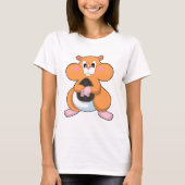 Hamster met Walnut T-shirt (Voorkant)