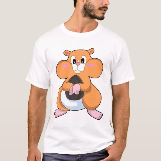 Hamster met Walnut T-shirt (Voorkant)