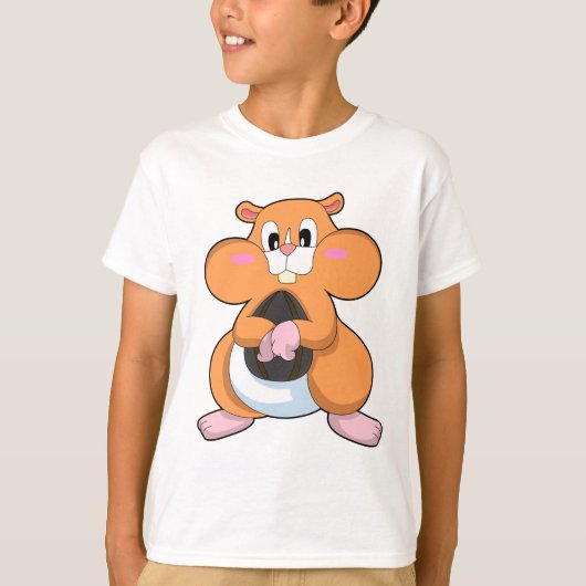 Hamster met Walnut T-shirt (Voorkant)