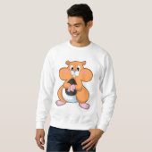 Hamster met Walnut Trui (Voorkant volledig)