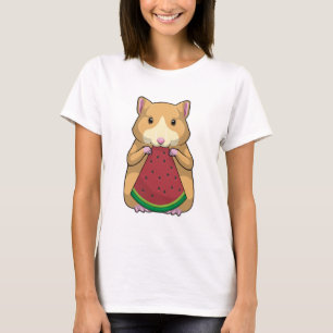 Hamster met Watermeloen T-shirt
