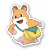 Hamster met Zak.PNG Sticker (Voorkant)