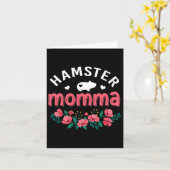 Hamster Moeder Cadeaus Dames Hamster Liefhebber Ei Kaart (Gele Bloem)
