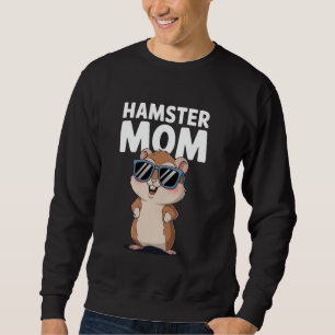 Hamster Moeder Coole Zonnebril Cartoon Plezierig D Trui