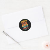 Hamster Moeder Houder Huisdierhamster Ronde Sticker (Envelop)