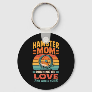 Hamster Moeder Houder Huisdierhamster Sleutelhanger