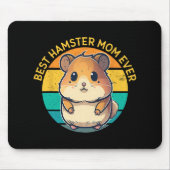 Hamster Moeder Ooit Grappig Hamster Moeder Moederd Muismat (Voorkant)