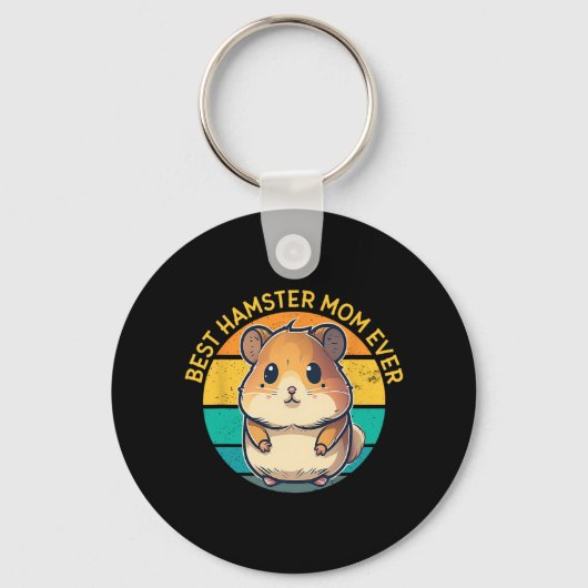 Hamster Moeder Ooit Grappig Hamster Moeder Moederd Sleutelhanger (Voorkant)
