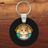 Hamster Moeder Ooit Grappig Hamster Moeder Moederd Sleutelhanger (Voorkant)