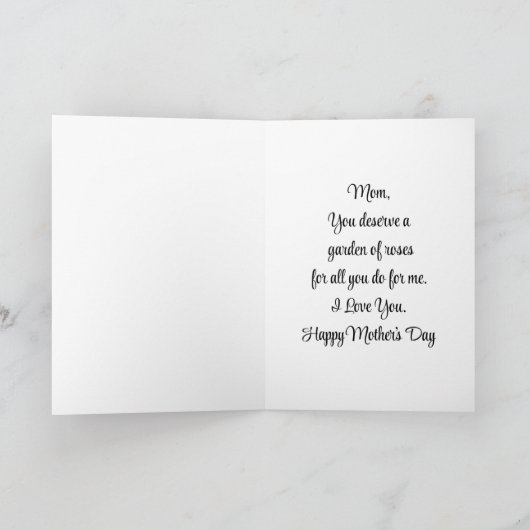 Hamster Moederdag Wenskaart Kaart (Binnen)