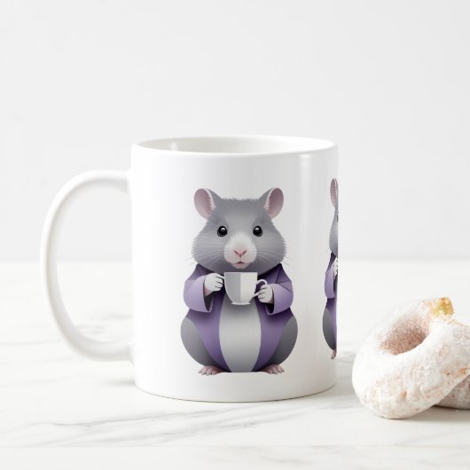 Hamster Mok, Verjaardagen, Geschenken Koffiemok (Met donut)