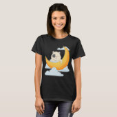 Hamster Moon Wolken T-shirt (Voorkant volledig)