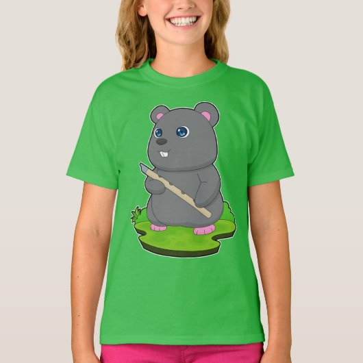 Hamster Musician Flute Music T-shirt (Voorkant)