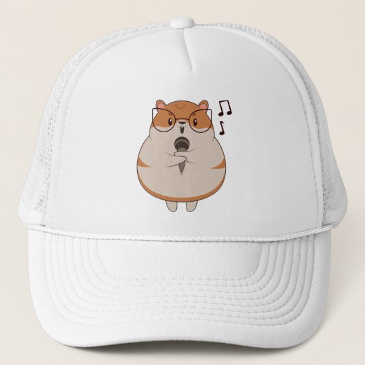 Hamster - Muziek met microfoon Trucker Pet (Voorkant)