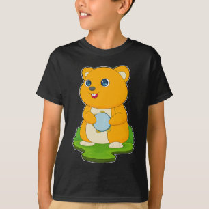 Hamster Muzikant Drum Muziek T-shirt