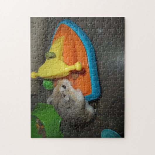 Hamster op een Jet-ski Legpuzzel (Verticaal)