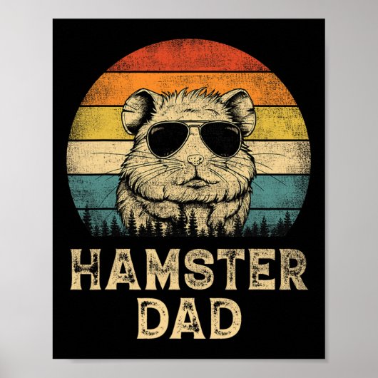 hamster papa hamster liefhebbers papa vader & #; poster (Voorkant)