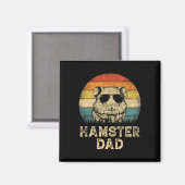 Hamster Papa Hamster Liefhebbers Papa Vaderdag Magneet (Voorkant / Achterkant)