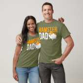 Hamster papa vaders dag knaagdier hamster klein hu t-shirt (Unisex)