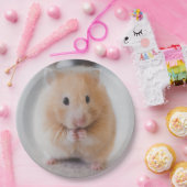 hamster papieren bordje (Feest)