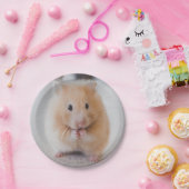 hamster papieren bordje (Feest)