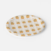 hamster papieren bordje (Gekanteld)