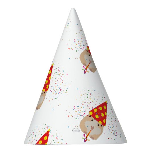 Hamster Parting - Dieren met een partij Feesthoedjes (Rechts)