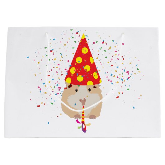 Hamster Parting - Dieren met een partij Groot Cadeauzakje (Voorkant)