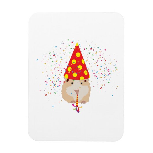 Hamster Parting - Dieren met een partij Magneet (Verticaal)