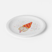 Hamster Parting - Dieren met een partij Papieren Bordje (Gekanteld)