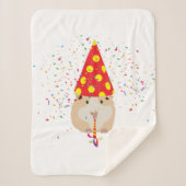 Hamster Parting - Dieren met een partij Sherpa Deken (Voorkant)