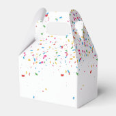 Hamster Parting - Dieren op Birthday Party Bedankdoosjes (Achterkant)