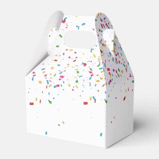 Hamster Parting - Dieren op Birthday Party Bedankdoosjes (Achterkant)