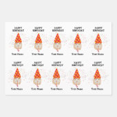 Hamster Parting - Dieren op Birthday Party Name Inpakpapier Vel (Voorkant 2)