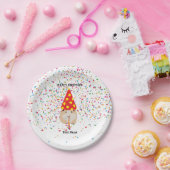 Hamster Parting - Dieren op Birthday Party Name Papieren Bordje (Feest)