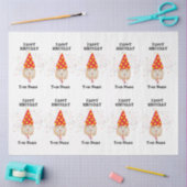 Hamster Parting - Dieren op Birthday Party Name Tissuepapier (Craft)